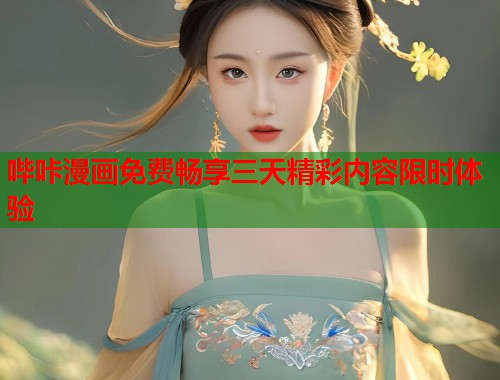 哔咔漫画免费畅享三天精彩内容限时体验