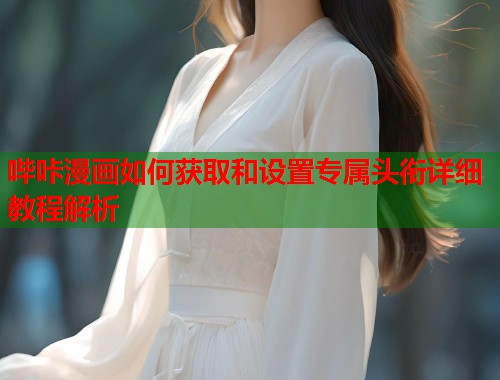 哔咔漫画如何获取和设置专属头衔详细教程解析